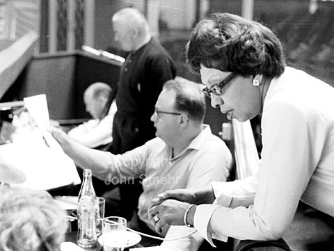 Josephine Baker rehearsal in Tivoli Copenhagen, at her fiftyseventh birthday. She was born in 1906.
03/06/1963.
24x36, jpeg, 300 dpi, size: 1 - 2 MB.
Printsize: 25 cm. sa63110601.jpg